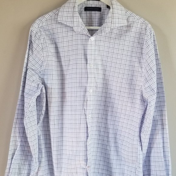 Tommy Hilfiger Pink/Navy/Blue Men's Shirt L/G - Picture 3 of 4